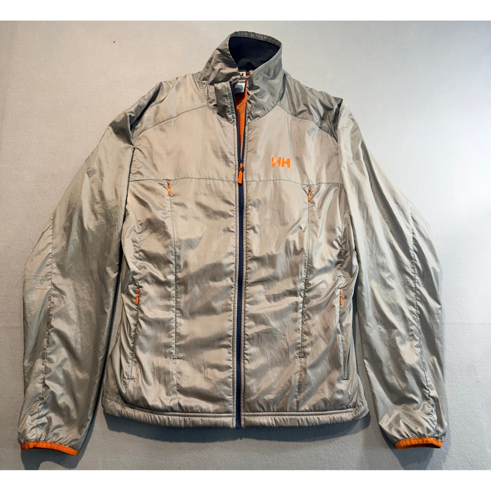 Helly Hansen Mens Windbreaker Full‎ Zip Polartec Jacket H2Flow Size Large